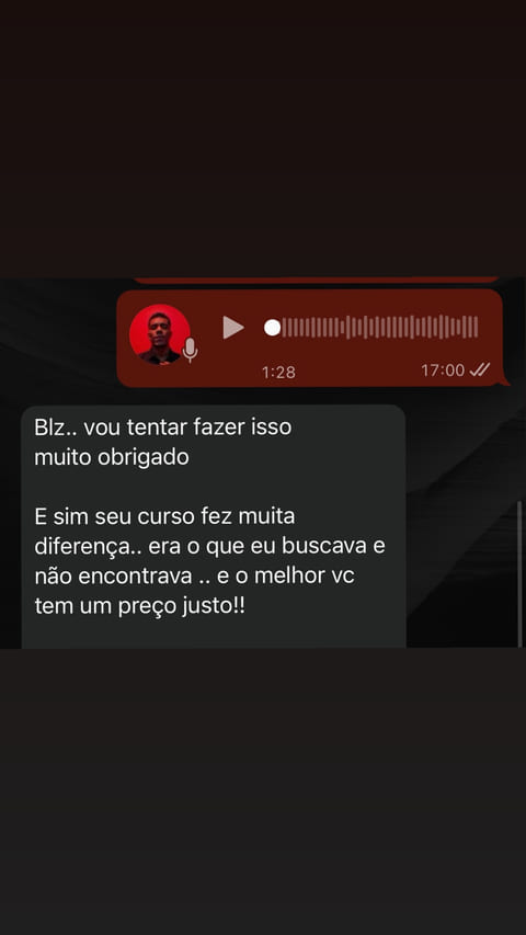 Feedback de aluno