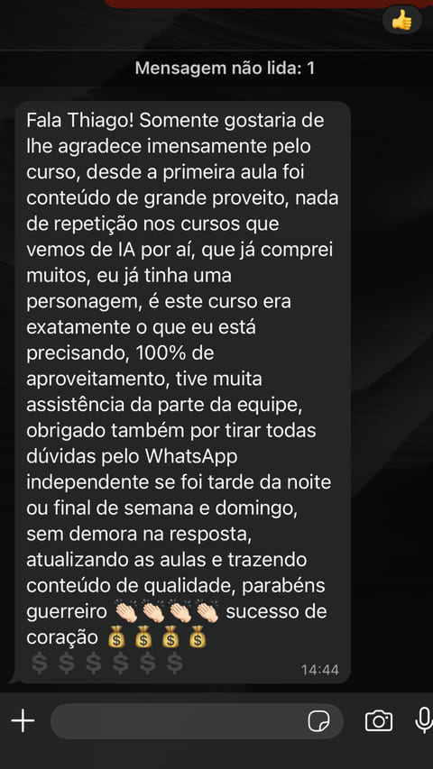 Feedback de aluno